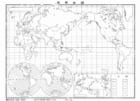 新版 白地図・自由帳　世界州別 A3